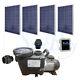 Sunray Solar Swimming Pool Pump In V 4 Panels 120v Pond 1.5hp Dc Brushless Motor