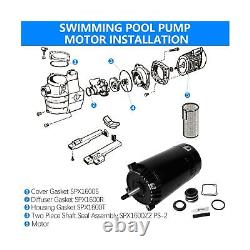 Swimming Pool Pump Motor and Seal Replacement Kit UST1152 Pool Pump Motor 1 1