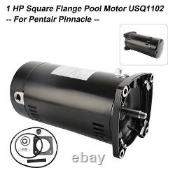 USQ1102 1 HP Square Flange Pool Pump Motor and Seal Kit For Pentair Pinnacle