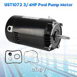 UST1072 Pool Pump Motor 3/4HP 115/230V Replacemen Motor Fits Hay-ward Super Pump