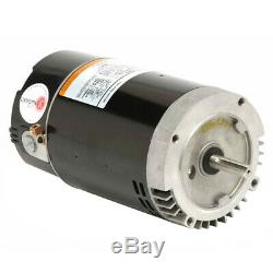 US MOTORS #ASB130 IN GROUND POOL Pump Motor 2 hp 3450 RPM 230 Volts THREADED