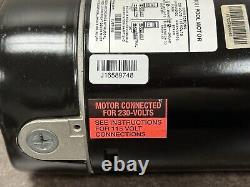 US Motors EUST1152 Pool Pump Motor, 230/115V, 1.5 HP, 3450 RPM, 60HZ