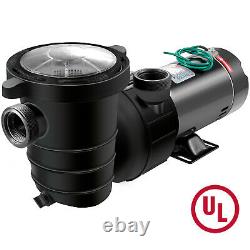 VEVOR 1.5HP Swimming Pool Pump Motor withStrainer Generic In/Above Ground 1100W