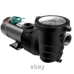 VEVOR 1.5HP Swimming Pool Pump Motor withStrainer Generic In/Above Ground 1100W