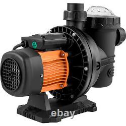 VEVOR 72V Solar Powered Pool Pump 1.2HP 92GPM Water Pump with MPPT Controller