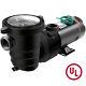Vevor Swimming Pool Pump Motor 1.5 Hp Above Ground Pool Pump Withfilter Strainer