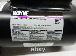 Wayne WLS150 49.1 GPM 1-1/2 HP Cast Iron Lawn Sprinkler Pump NEW