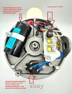 Whisperflo Almond 1.5HP Pool Pump Motor Dyneson Replacemet (355012s)